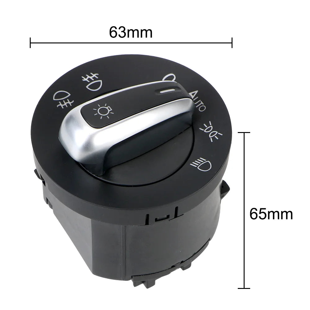 Car Headlight Switch Fog Light Control 5ND941431B Auto Accessories For VW Passat B6 B7 Golf Jetta MK6 MK5 Tiguan SEAT Volkswagen