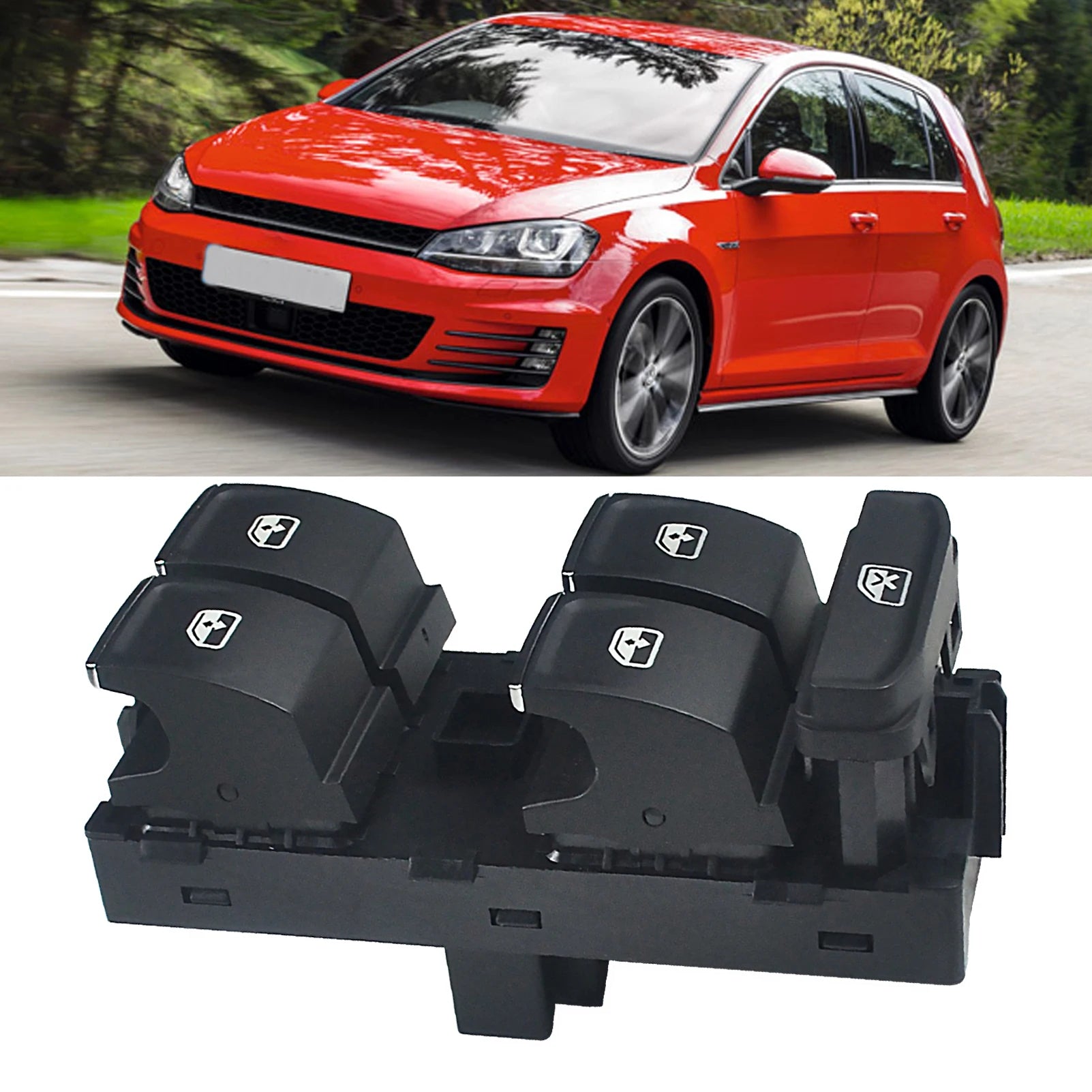 Electric Power Window Main Control Button Switch Window Master Switch for VW Golf MK7 Passat B8 Seat Leon 2013-2018 5G0959857
