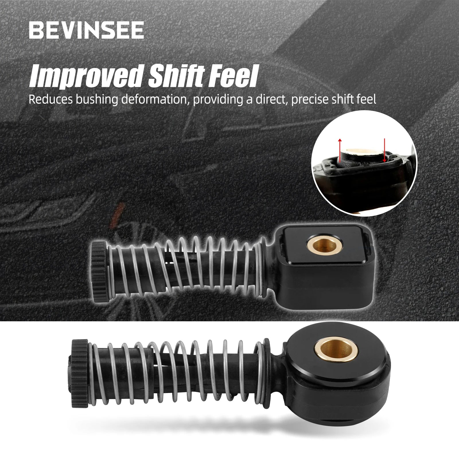 Solid Shifter Bushing Kit for 6-Speed Manual Gearbox MQ350 – VW Golf MK6/MK7 GTI, Passat & Audi A3