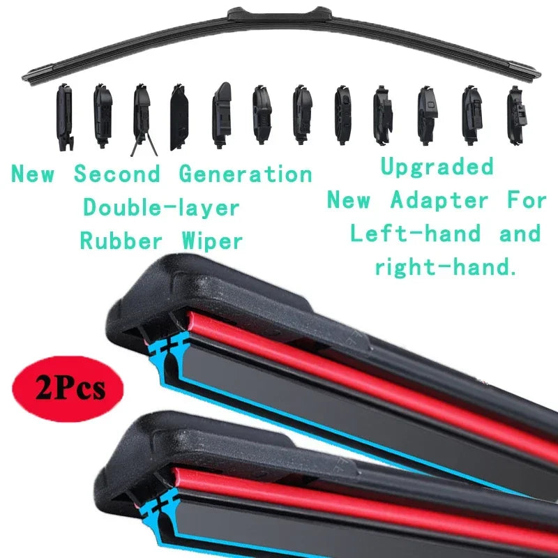 For VW Transporter Multivan Caravelle T4 T5 T6 T7 1990-2024 Car Windshield Wiper Blade Front Windscreen Brushes Washer Cleaning
