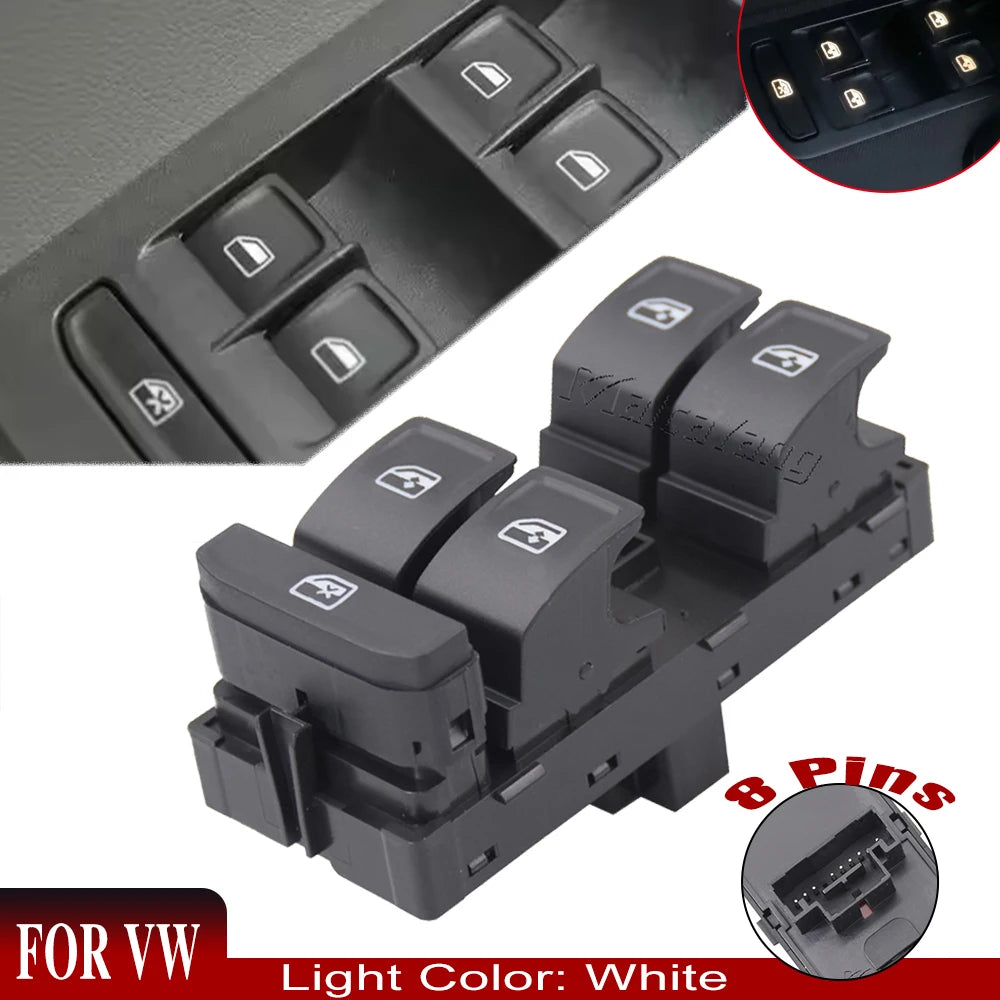 Window Switch For VW Golf MK7 Passat 2014-2018 Tiguan 2016-2018 SEAT Leon 2013-2018 Skoda Superb 2014-2018 Octavia 2013-2018