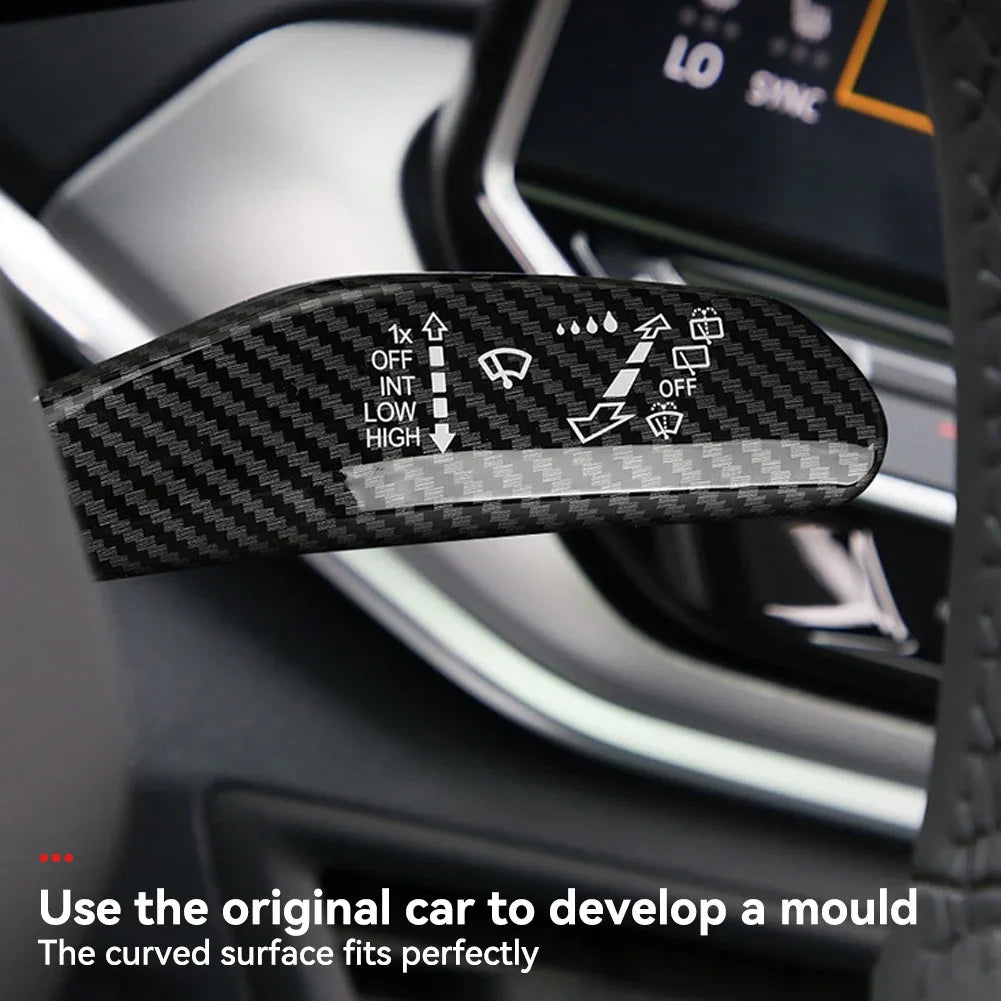 Car Wiper Switch Trim For VW Volkswagen ID.3 ID.4 ID3 ID4 CROZZ ID6 Steering Wheel Headlight Switch Control Cover Accessories