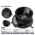HVAC Heater Blower Motor Fan for VW Passat B6/B7, CC, Scirocco, Sharan, Tiguan & Touran (2005–2014)