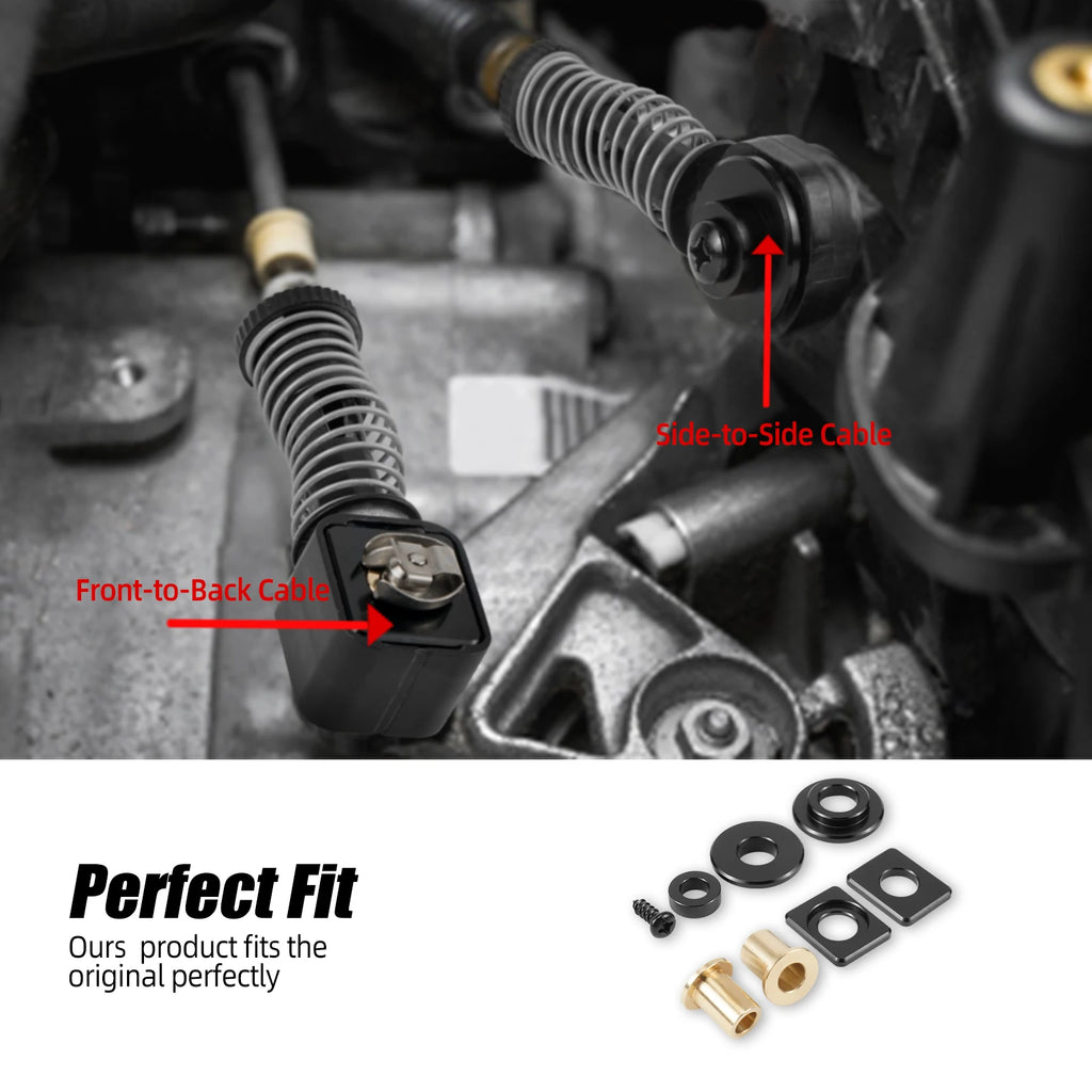 Solid Shifter Bushing Kit for 6-Speed Manual Gearbox MQ350 – VW Golf MK6/MK7 GTI, Passat & Audi A3