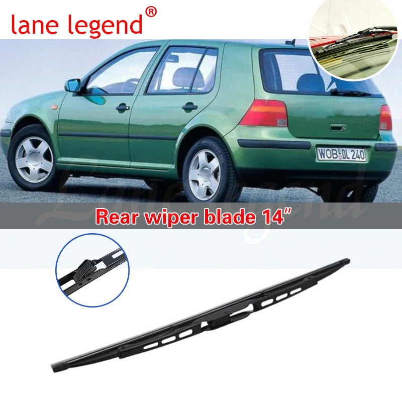 Car Wiper Front & Rear Wiper Blades For VW Golf Mk4 1997 - 2004 Windshield Windscreen Clean Window Car Rain Brushes 21"+19"+14"