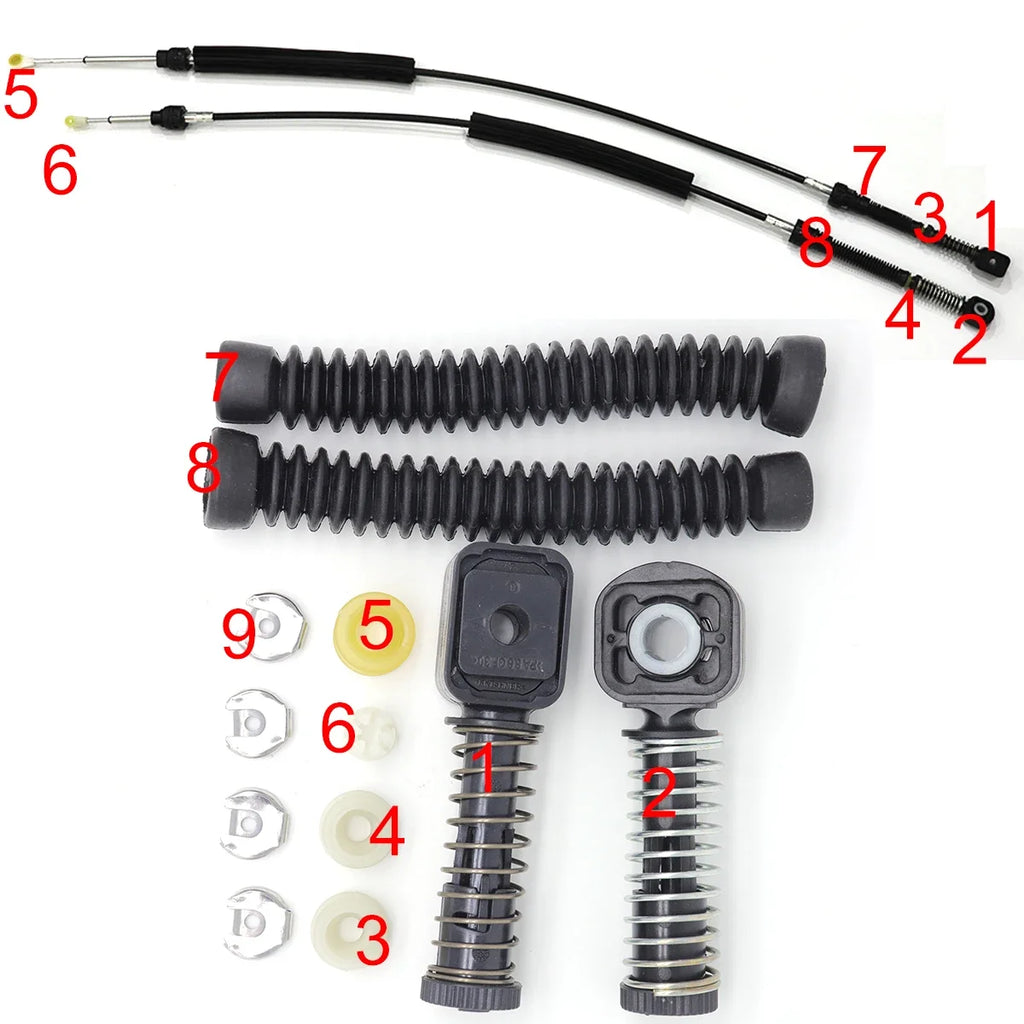 Manual Gear Shift Linkage Bushing & Selector Repair Kit for VW Passat B6 B7, Polo 9N 6R & Beetle 5C