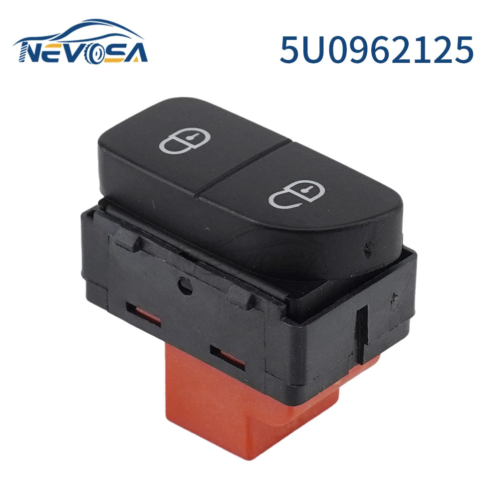 NEVOSA 5U0962125 For VW FOX GOL GV Power Switch Central Door Lock Control Switch Regulator Button 19008 5U0 962 125 373959855A