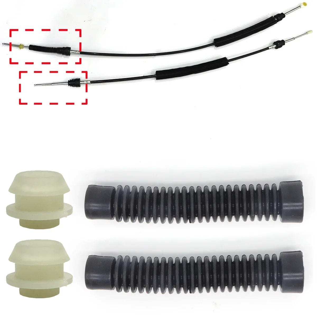 Manual Gear Shift Linkage Bushing & Selector Repair Kit for VW Passat B6 B7, Polo 9N 6R & Beetle 5C