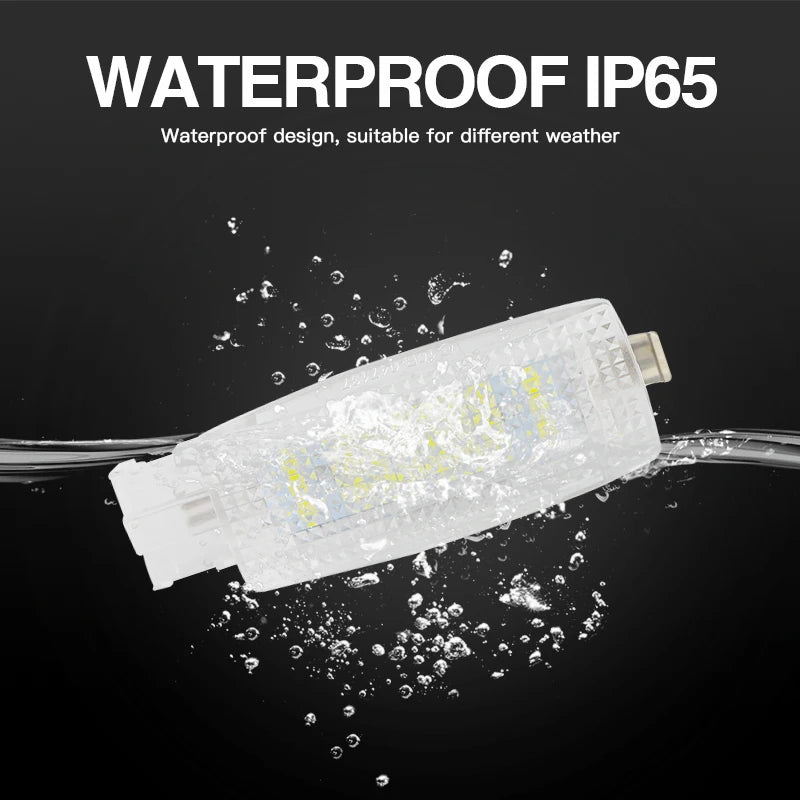 2Pcs OEM# 1K094710971N For VW Golf 4 5 6 7 Passat B5 B6 B7 Car LED Bulb Interior Sun Visor Vanity Mirror Lamps for Volkswagen