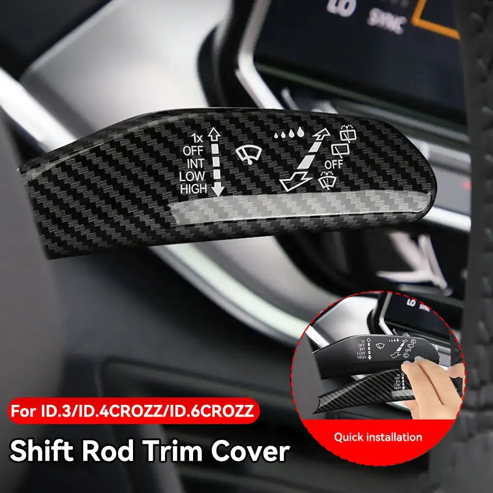 Car Wiper Switch Trim For VW Volkswagen ID.3 ID.4 ID3 ID4 CROZZ ID6 Steering Wheel Headlight Switch Control Cover Accessories