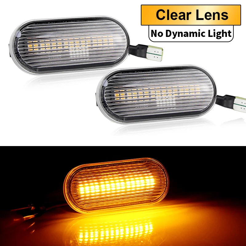 For Volkswagen VW Polo 1999 2000 2001 2002 2003 2004 2005 2006 2007 2008 2009 2010 2011 2012 2013 Led Dynamic Side Marker Light
