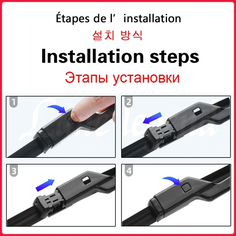 Front Windscreen Wiper Blades 24″ + 19″ for VW Passat B6 (2005–2011)