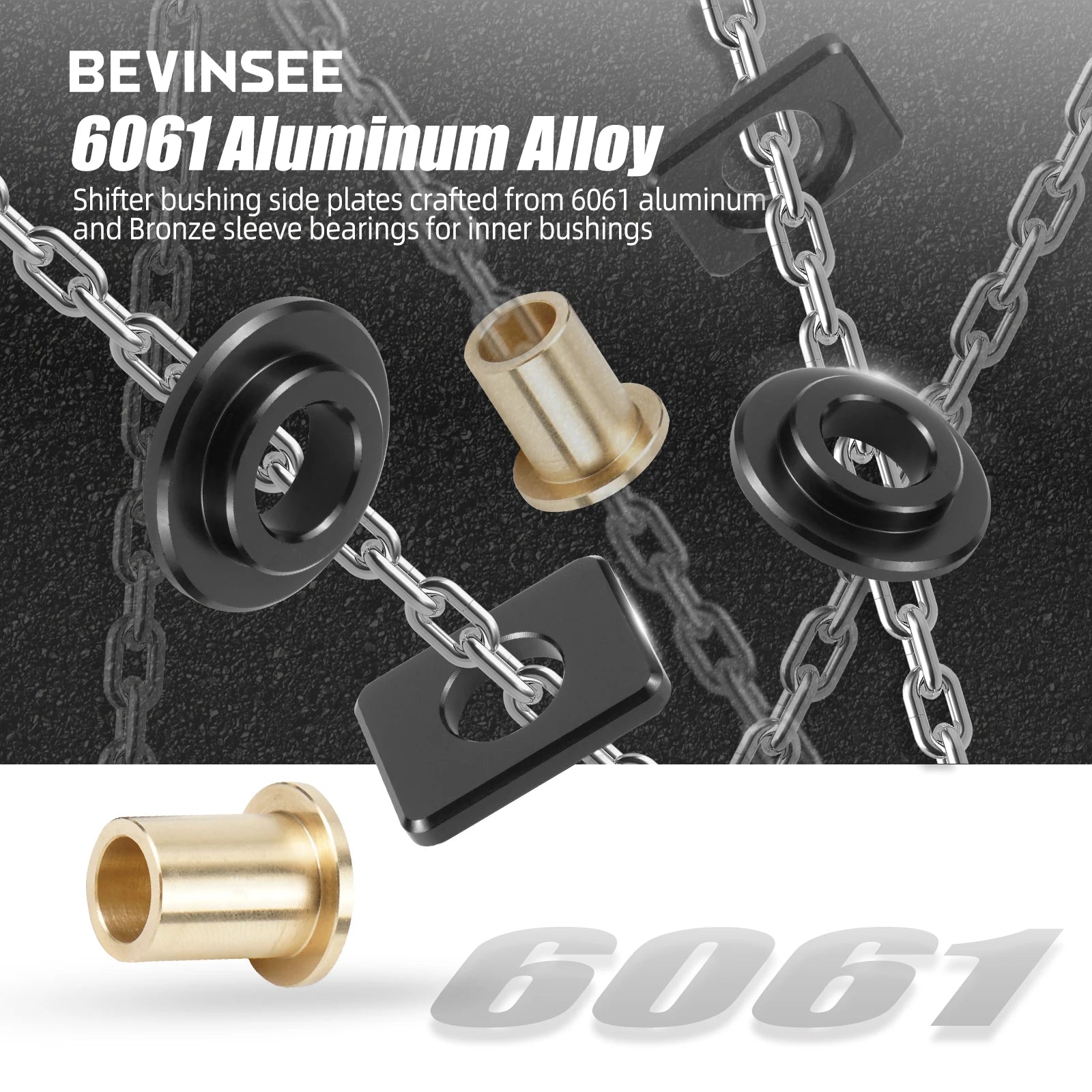 Solid Shifter Bushing Kit for 6-Speed Manual Gearbox MQ350 – VW Golf MK6/MK7 GTI, Passat & Audi A3