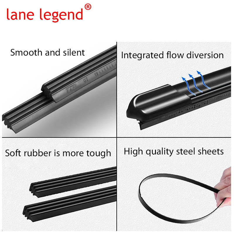 Car Wiper Front & Rear Wiper Blades For VW Golf Mk4 1997 - 2004 Windshield Windscreen Clean Window Car Rain Brushes 21"+19"+14"