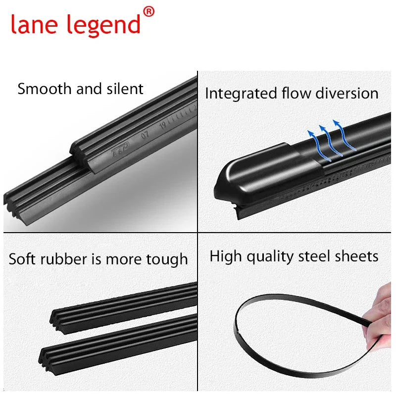 Car Wiper Front & Rear Wiper Blades For VW Golf Mk4 1997 - 2004 Windshield Windscreen Clean Window Car Rain Brushes 21"+19"+14"