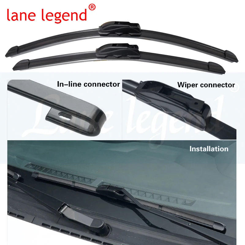 Car Wiper Front & Rear Wiper Blades For VW Golf Mk4 1997 - 2004 Windshield Windscreen Clean Window Car Rain Brushes 21"+19"+14"