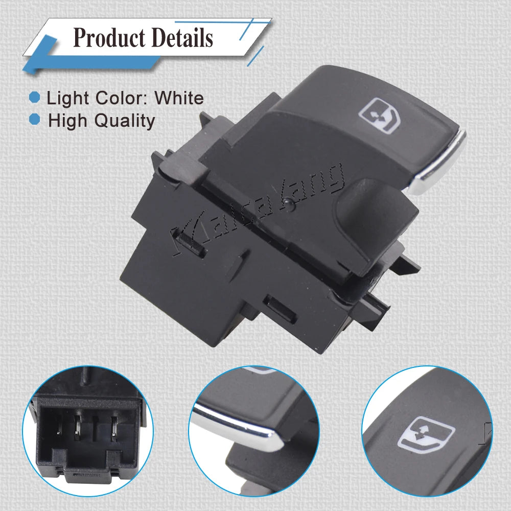 Window Switch For VW Golf MK7 Passat 2014-2018 Tiguan 2016-2018 SEAT Leon 2013-2018 Skoda Superb 2014-2018 Octavia 2013-2018