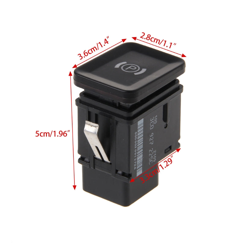 Parking Brake Control Switch Parking Brake Handbrake Button Switch On/Off for VW-Passat R36 2005-2011 B6 CC 3C 2008-2011