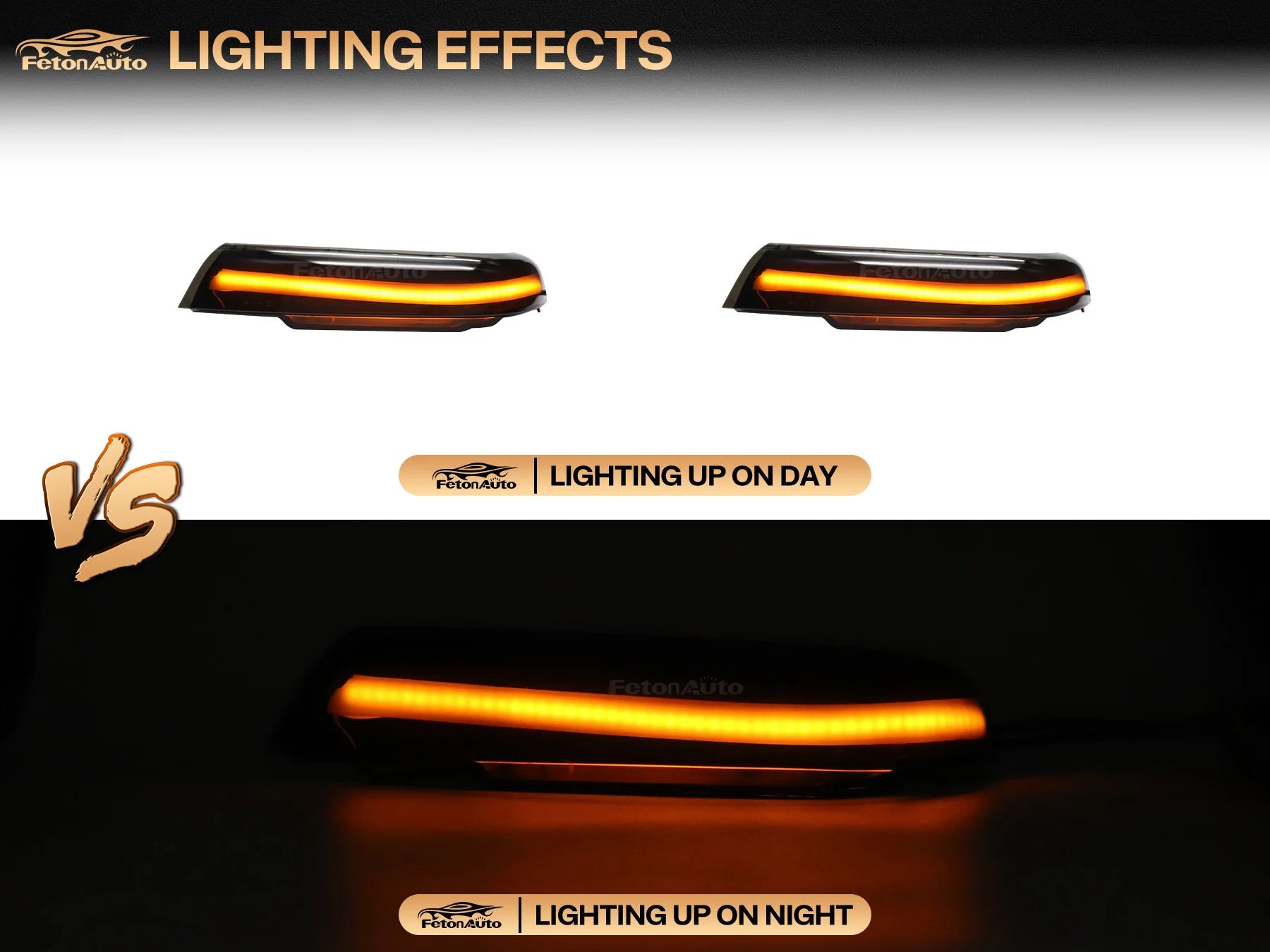 Dynamic Amber Steering Signal Led Light Rear View Mirror Indicating Flash For VW Volkswagen Touareg  7L 2002 2003 2004-2006
