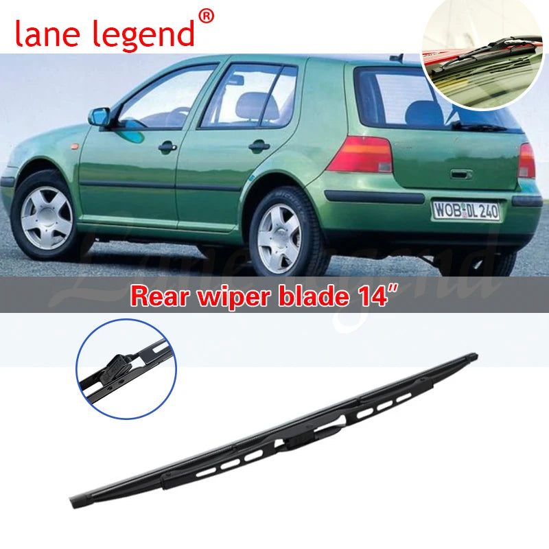 Car Wiper Front & Rear Wiper Blades For VW Golf Mk4 1997 - 2004 Windshield Windscreen Clean Window Car Rain Brushes 21"+19"+14"