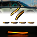Dynamic Amber Steering Signal Led Light Rear View Mirror Indicating Flash For VW Volkswagen Touareg  7L 2002 2003 2004-2006
