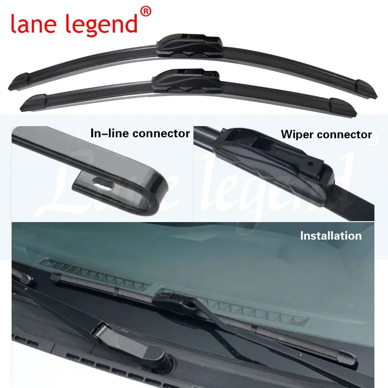 Car Wiper Front & Rear Wiper Blades For VW Golf Mk4 1997 - 2004 Windshield Windscreen Clean Window Car Rain Brushes 21"+19"+14"