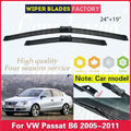 Front Windscreen Wiper Blades 24″ + 19″ for VW Passat B6 (2005–2011)